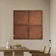 Beige and Brown Abstract Texture Wall Art  #AT040