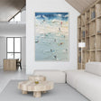 Surfing Sport Art Textured Canvas #PT030