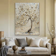 Textured Canopy Radiance | Ivory Bough