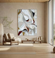 Textured Abstract Opulence | Neutral Swirl
