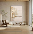 Textured Architectural Elegance | Beige Hues
