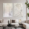 Wabi Sabi Abstract Wall Art Set of 2 #WT010