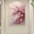 Flower & Tree Textured Abstract Wall Art Set of 2 #SF040