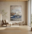 Craquelure Beige Horizons | Indigo Strata