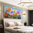Flower & Tree Textured Abstract Wall Art #SF039