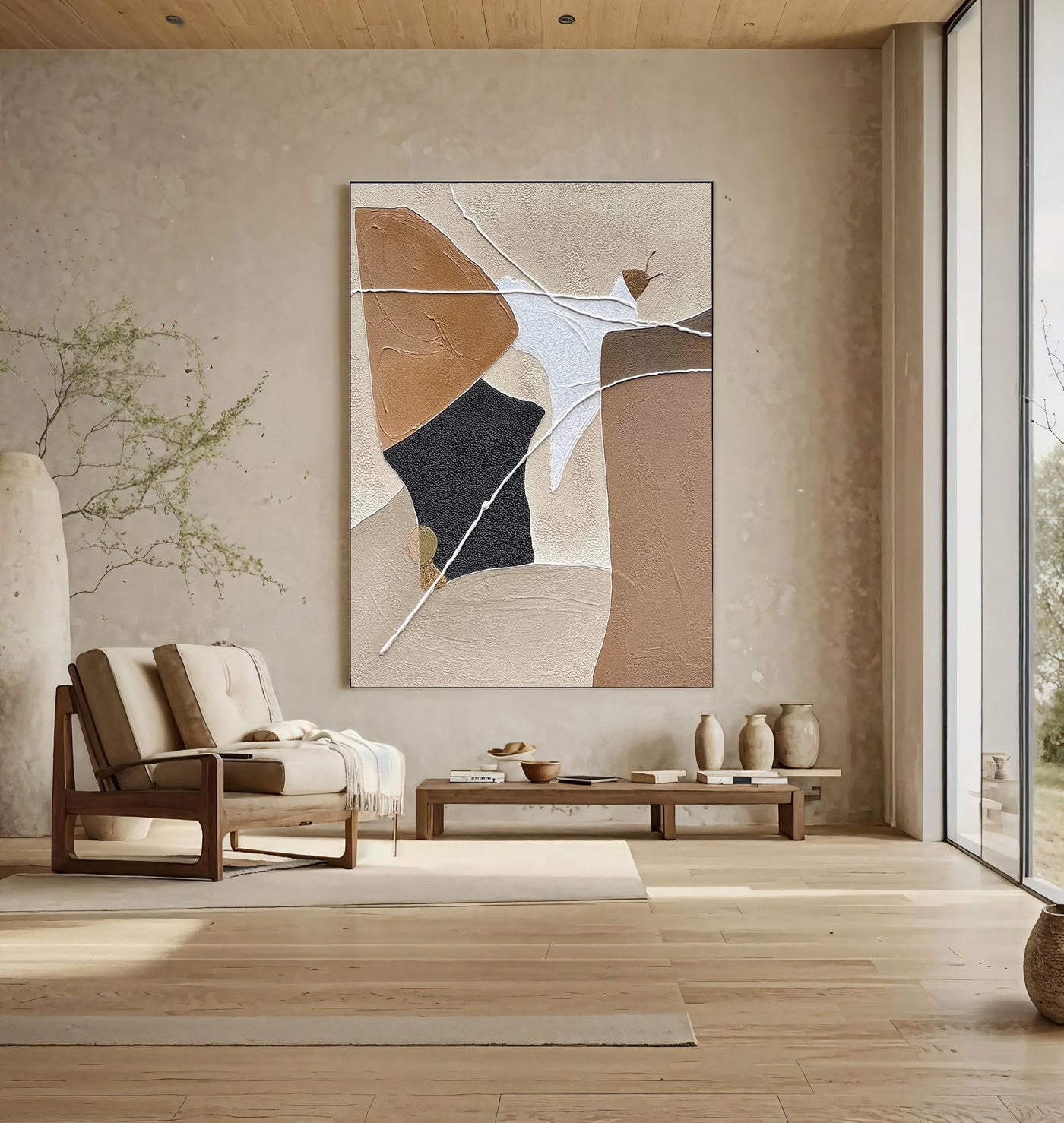 Textured Abstract Nuance | Neutral Fusion