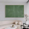 Green Minimalist Textured Wall Art #MT024