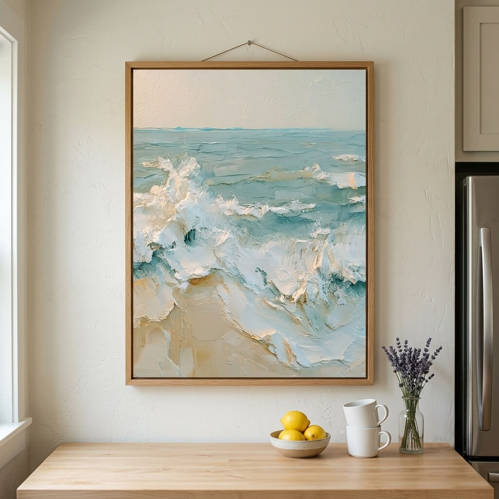 Impressionist Art | Foamy Shore Crests
