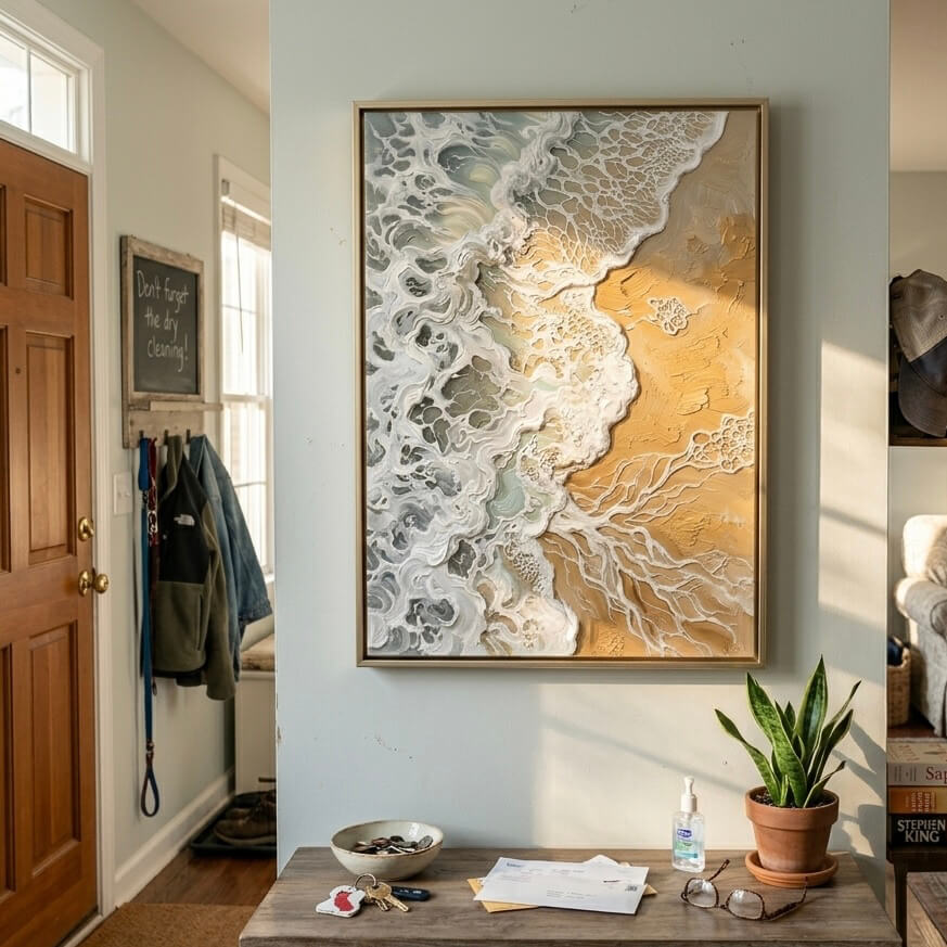 Abstract Art | Foam Shore Textures