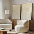 Beige and Brown Abstract Textured Wall Art Set Of 2 #AT082