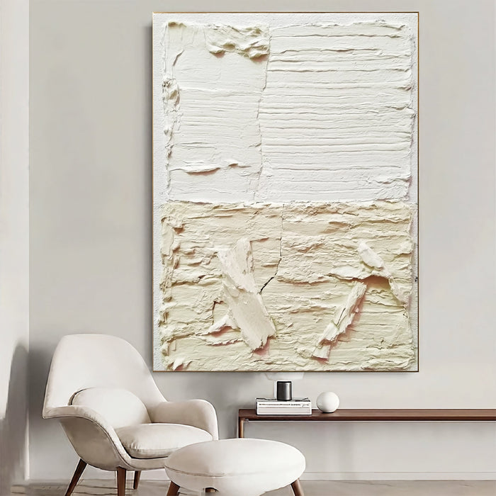 Textured Cream Layers | Ivory Hues