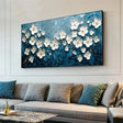 Flower & Tree Textured Abstract Wall Art #SF024