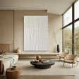 White Minimalist Textured Wall Art #MT007