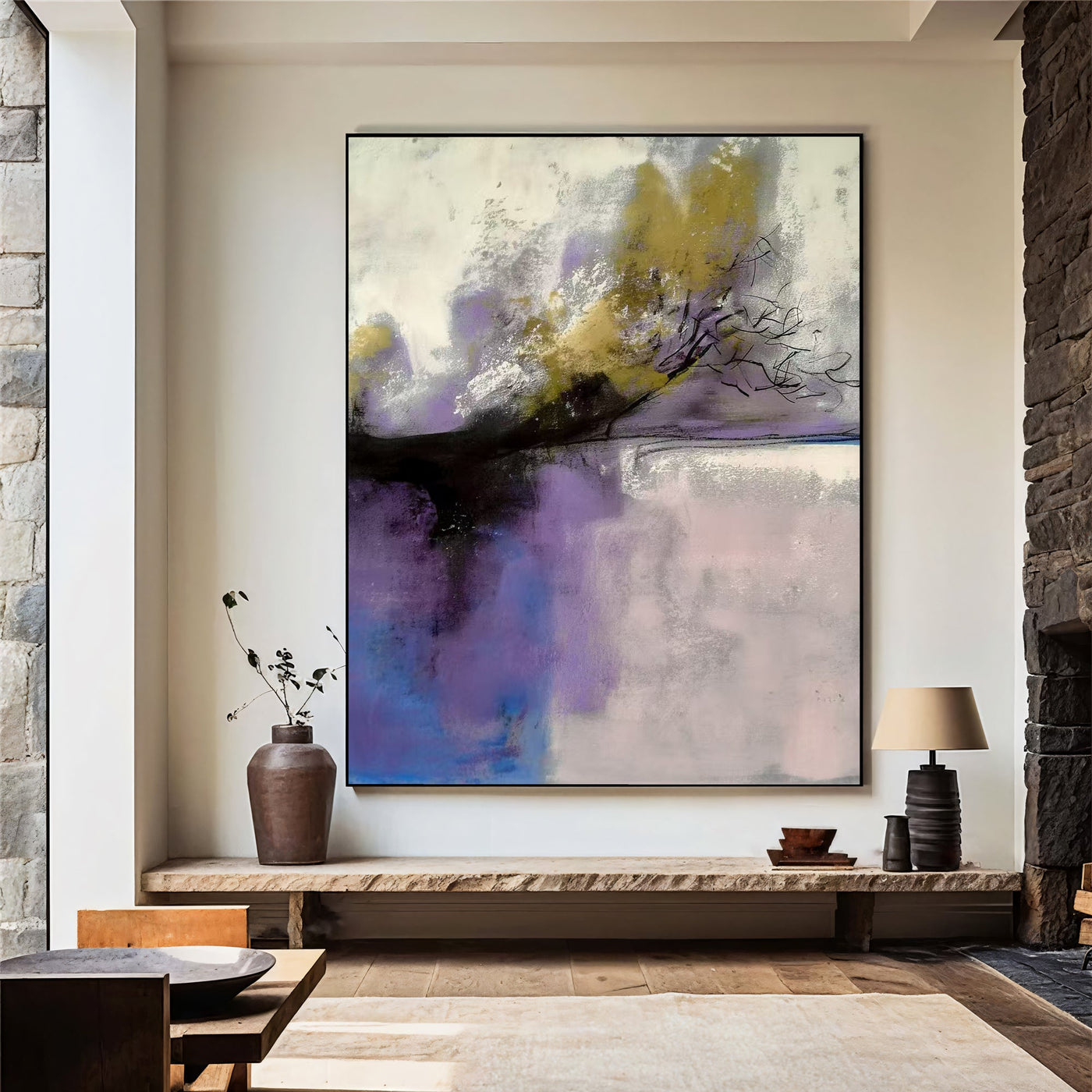 Textured Purple Vitality | Lilac Hues