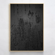 Black Minimalist Textured Wall Art #MT052