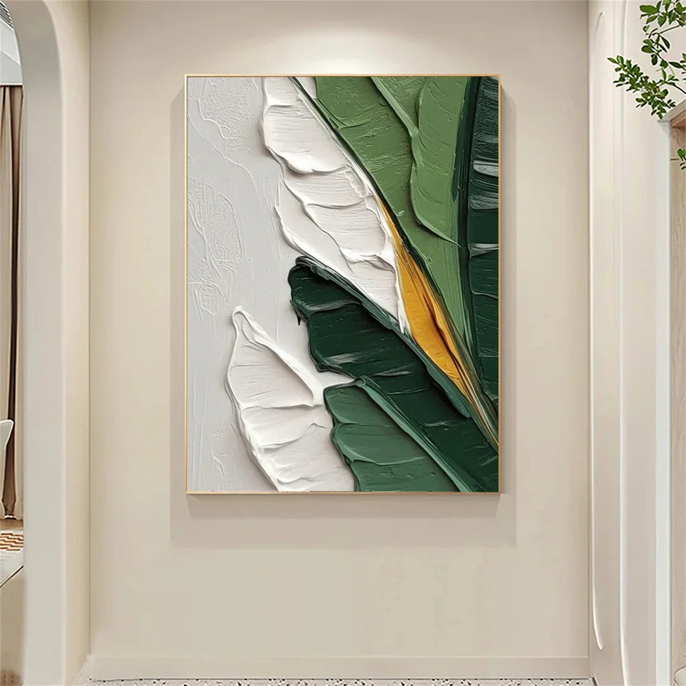 Flower & Tree Textured Abstract Wall Art Set of 2 #SF022