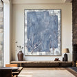 Textured Blue Frost | Silver Hues