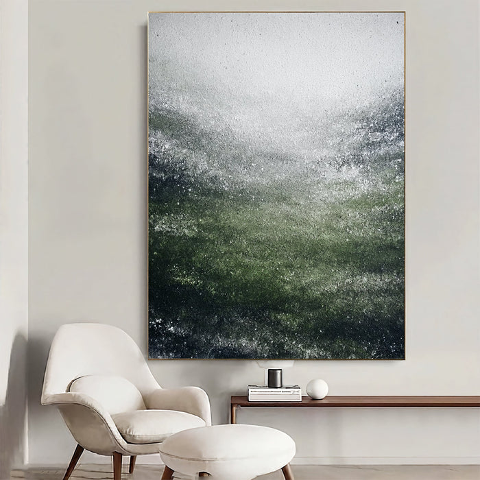 Textured Verdant Swell | Frosted Waves
