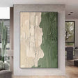 Green Minimalist Textured Wall Art #MT109