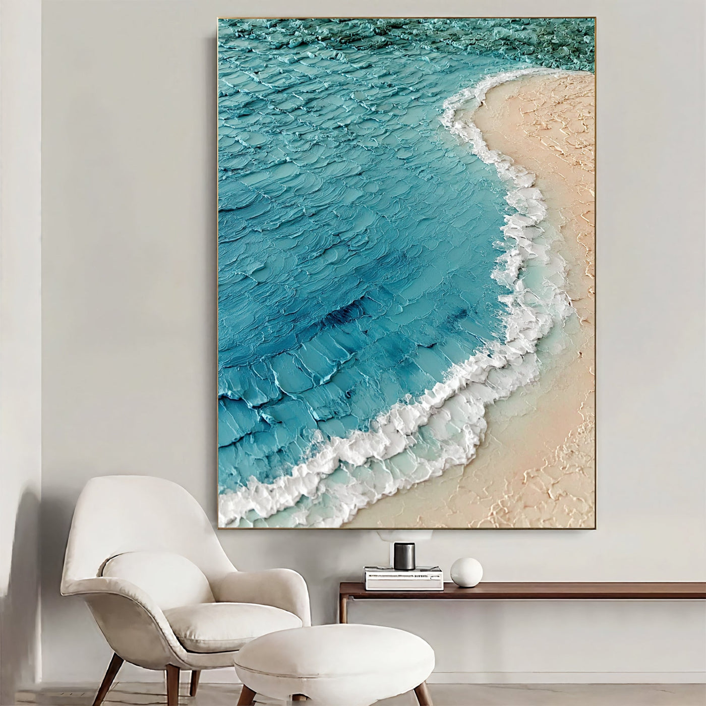 Textured Coastal Swell | Sandy Shore