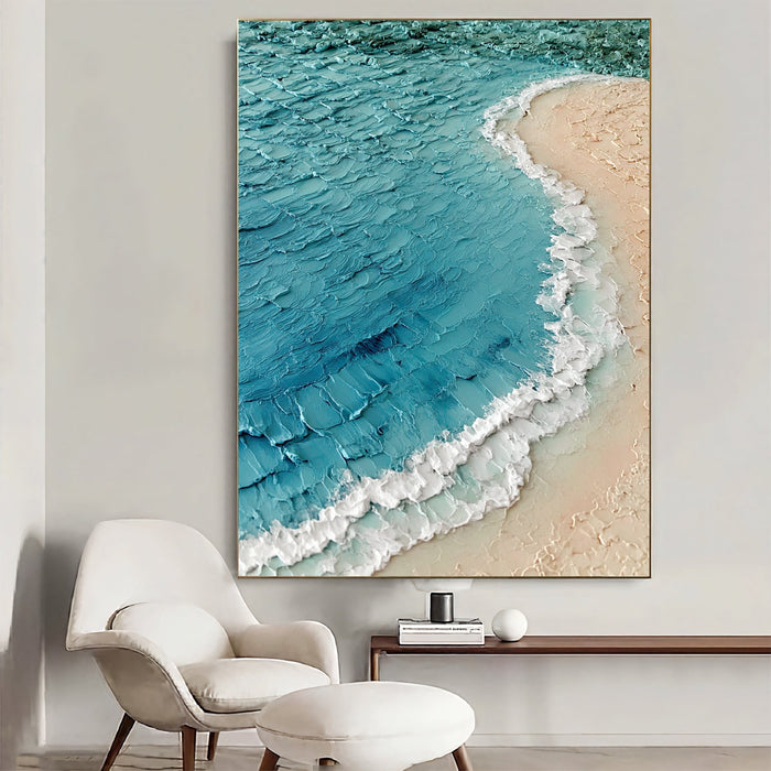 Textured Coastal Swell | Sandy Shore