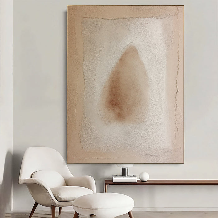 Textured Beige Haze | Earthy Blush