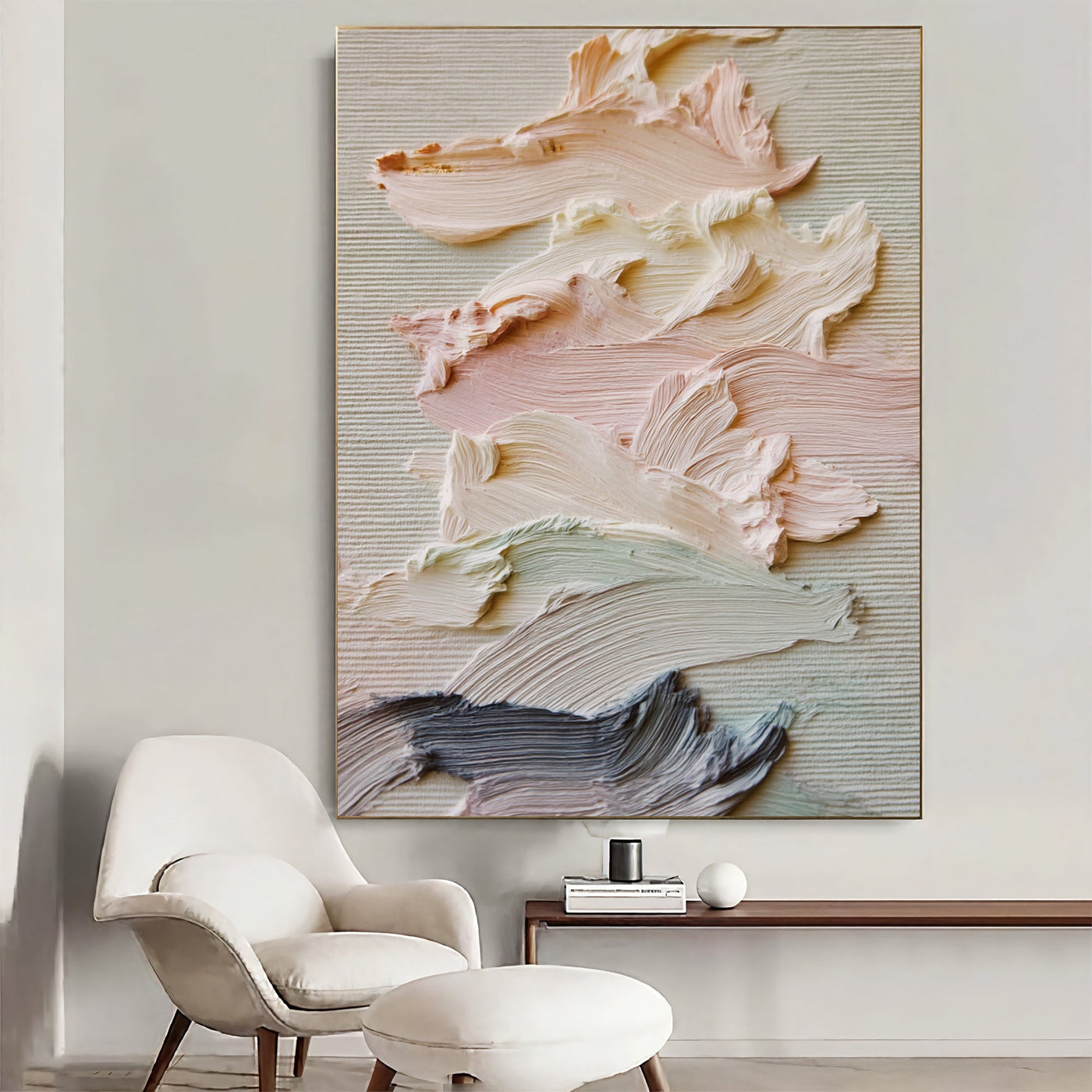 Textured Pastel Undulation | Muted Chromas