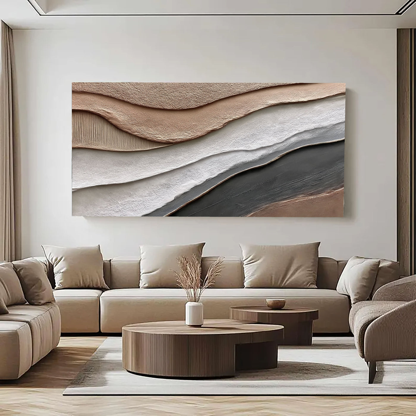 Textured Layered Terrain | Neutral Hues