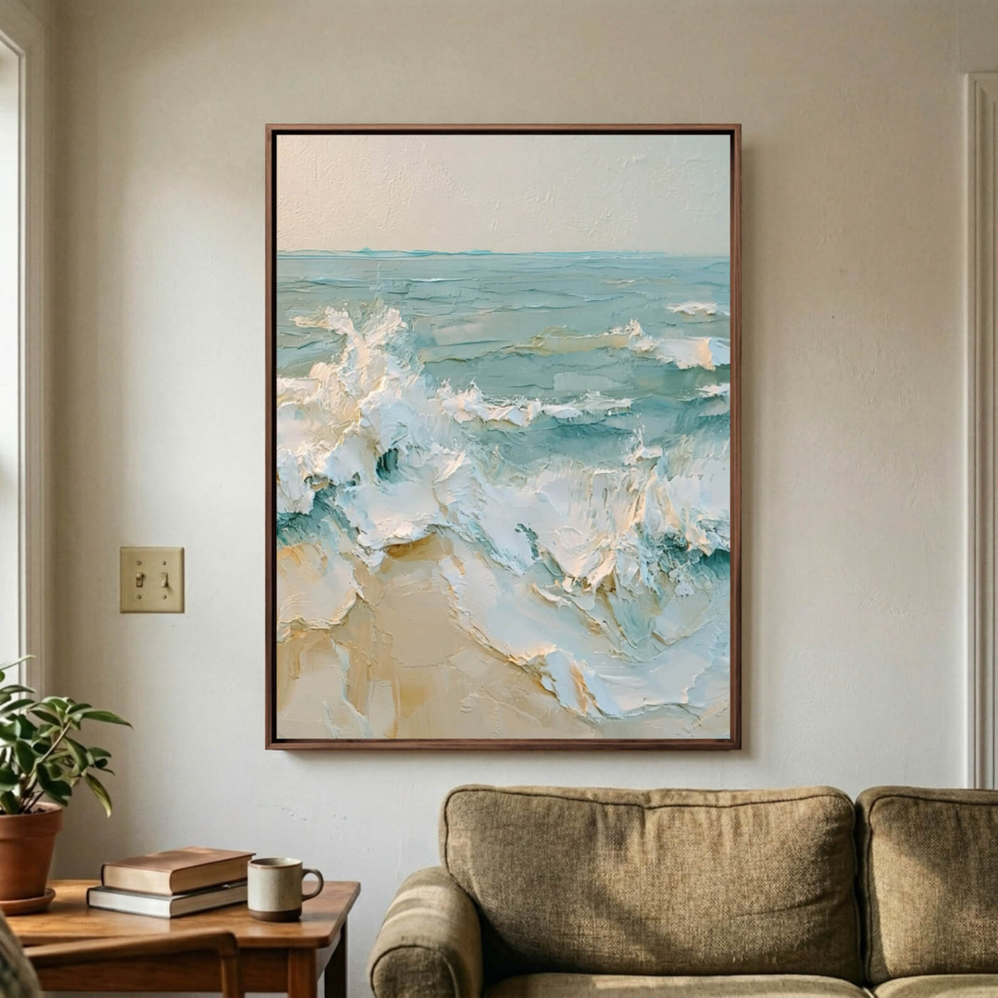 Impressionist Art | Foamy Shore Crests