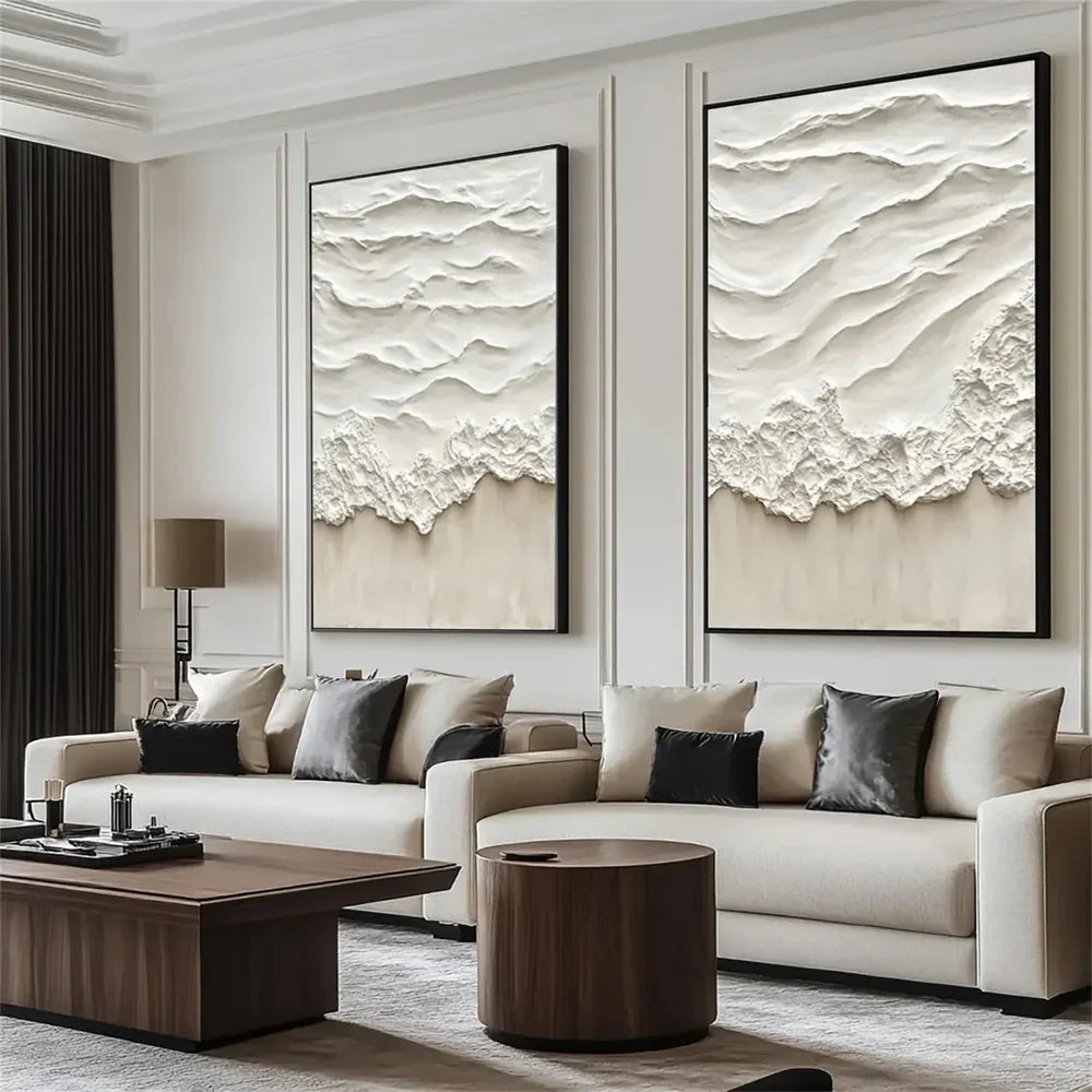 Ocean & Sky Textured Wall Art Set of 2 #MO029