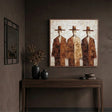 Textured Rustic Trio | Hat Silhouettes