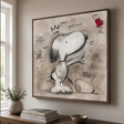 Textured Snoopy Whimsy | Crown Sketch