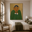 Textured Portrait Opulence | Emerald Gaze