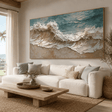 Textured Ocean Opulence | Blue Wave