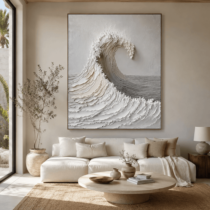 Textured Oceanic Art | Calm Power