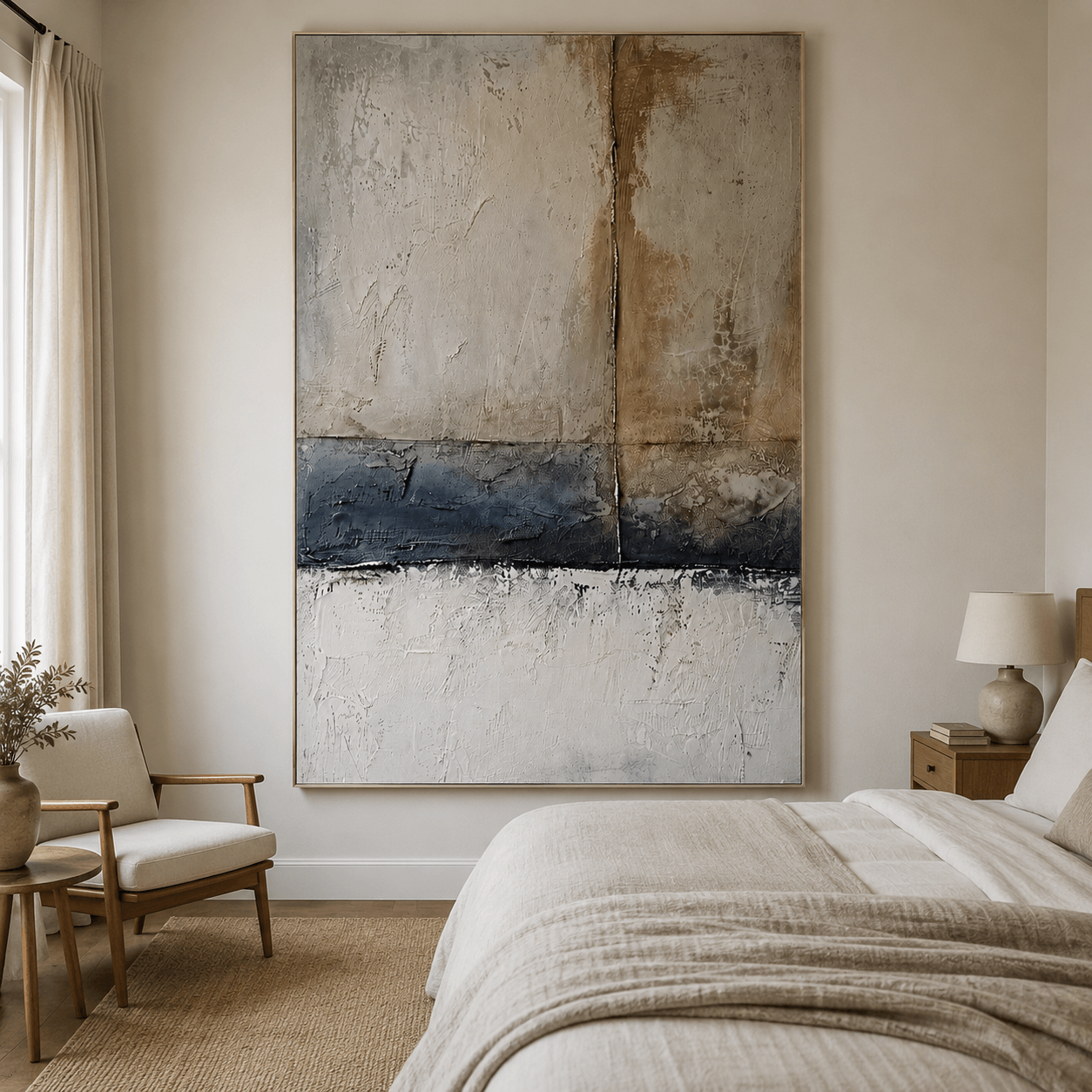 Textured Tonal Abstract | Layered Luxe