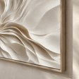 Textured Fluid Petals | Ivory Cream