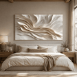 Textured Fluid Petals | Ivory Cream
