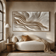 Textured Fluid Petals | Ivory Cream