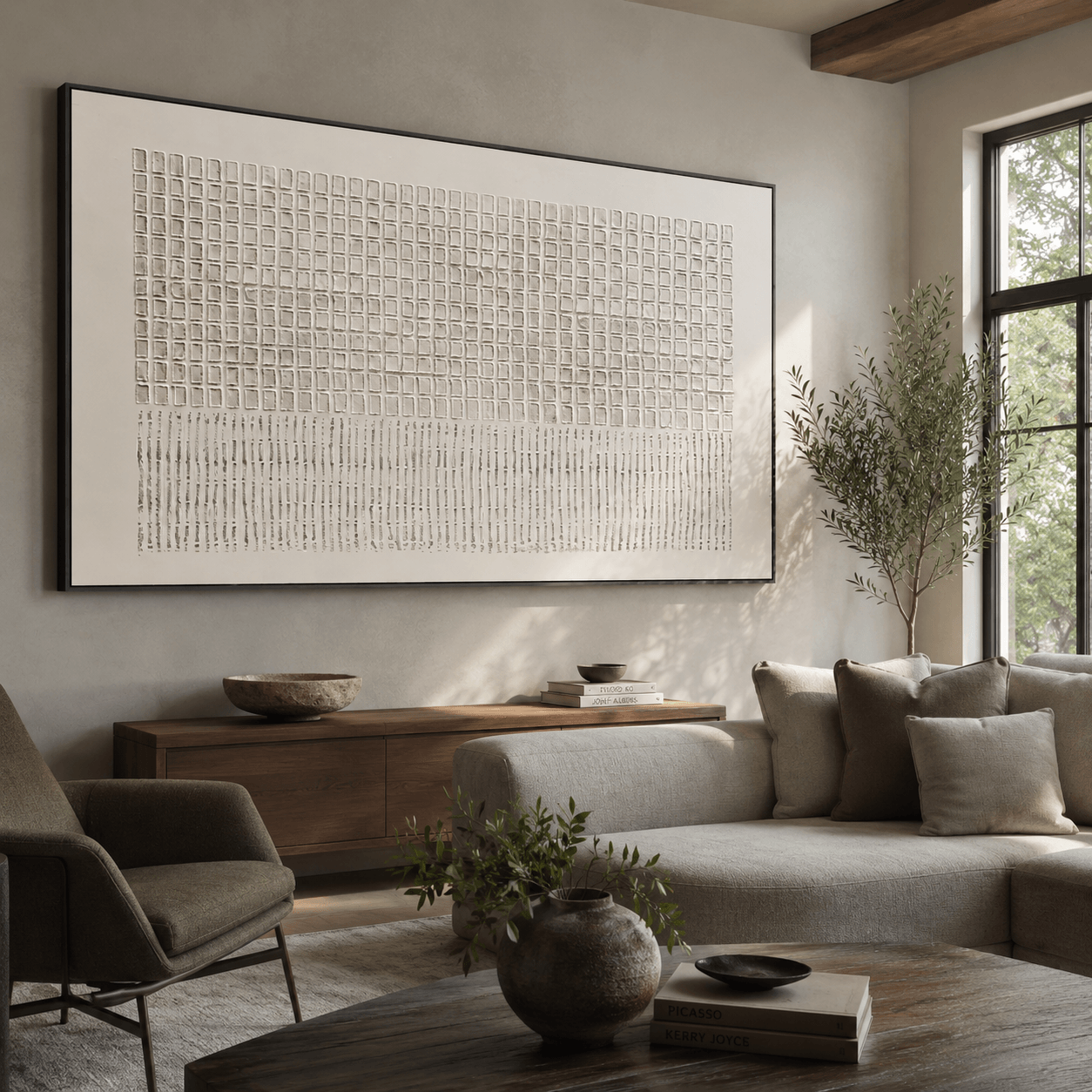 Textured Coastal Landscape | Elegant Tranquility