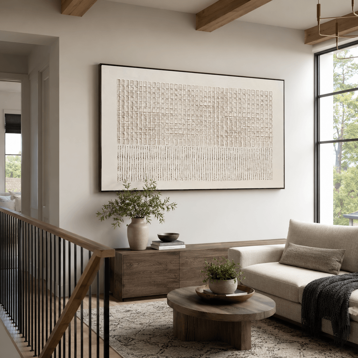 Textured Coastal Landscape | Elegant Tranquility