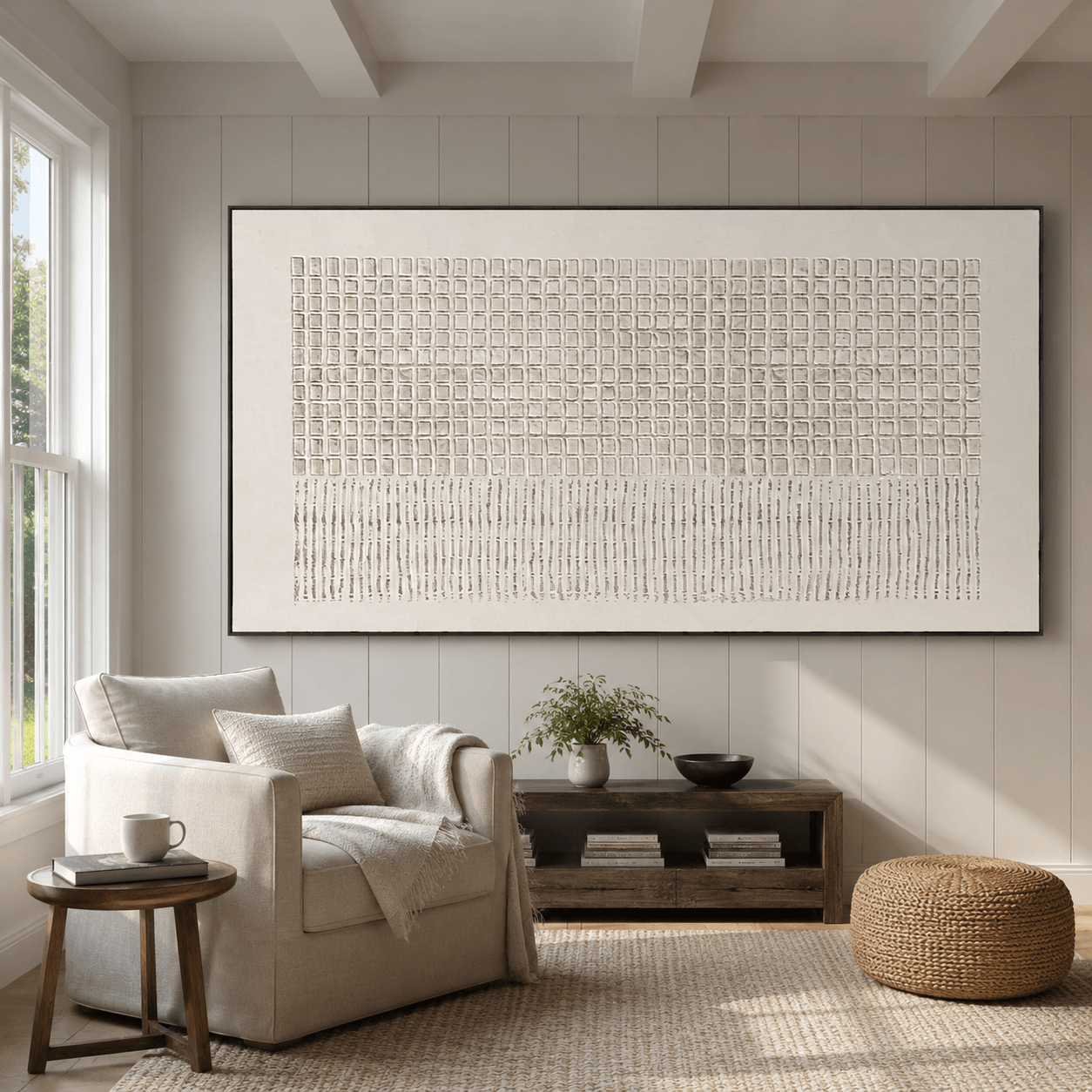 Textured Coastal Landscape | Elegant Tranquility