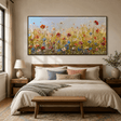 Textured Floral Meadow | Vibrant Petal Hues
