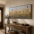 Textured Floral Meadow | Vibrant Petal Hues
