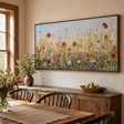 Textured Floral Meadow | Vibrant Petal Hues