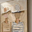 Textured Coastal Companions | Striped Silhouettes