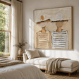 Textured Coastal Companions | Striped Silhouettes