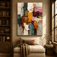 Textured Colorful Art | Vibrant Depth
