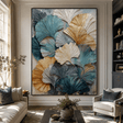 Textured Ginkgo Art | Nature-Inspired Depth