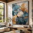Textured Ginkgo Art | Nature-Inspired Depth